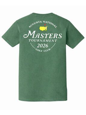 Masters 2026 Golf T-Shirt – Augusta Inspired Vintage Green Double-Sided Tee
